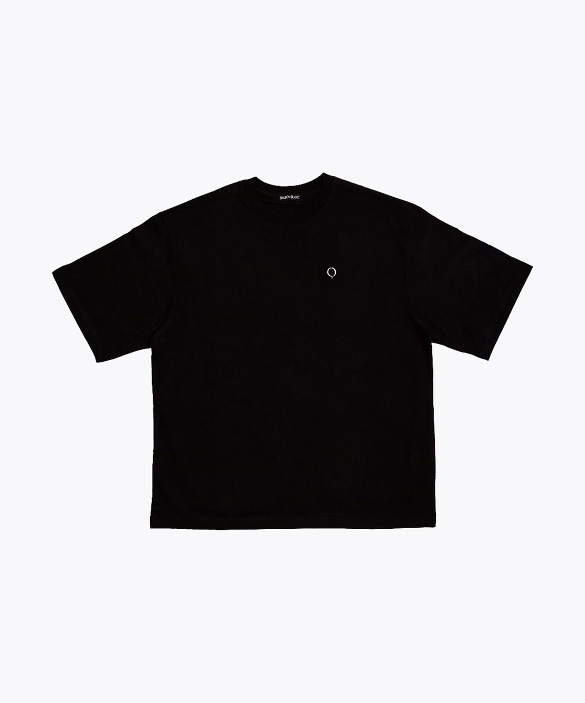 발롱블랑 라이프(BALLONBLANC LIFE) Loosesize Round Tee - BLACK
