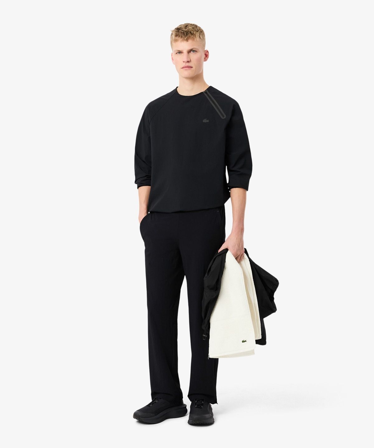 라코스테(LACOSTE) 남성 프리미엄 에센셜 우븐 팬츠 XH0749-56G 031