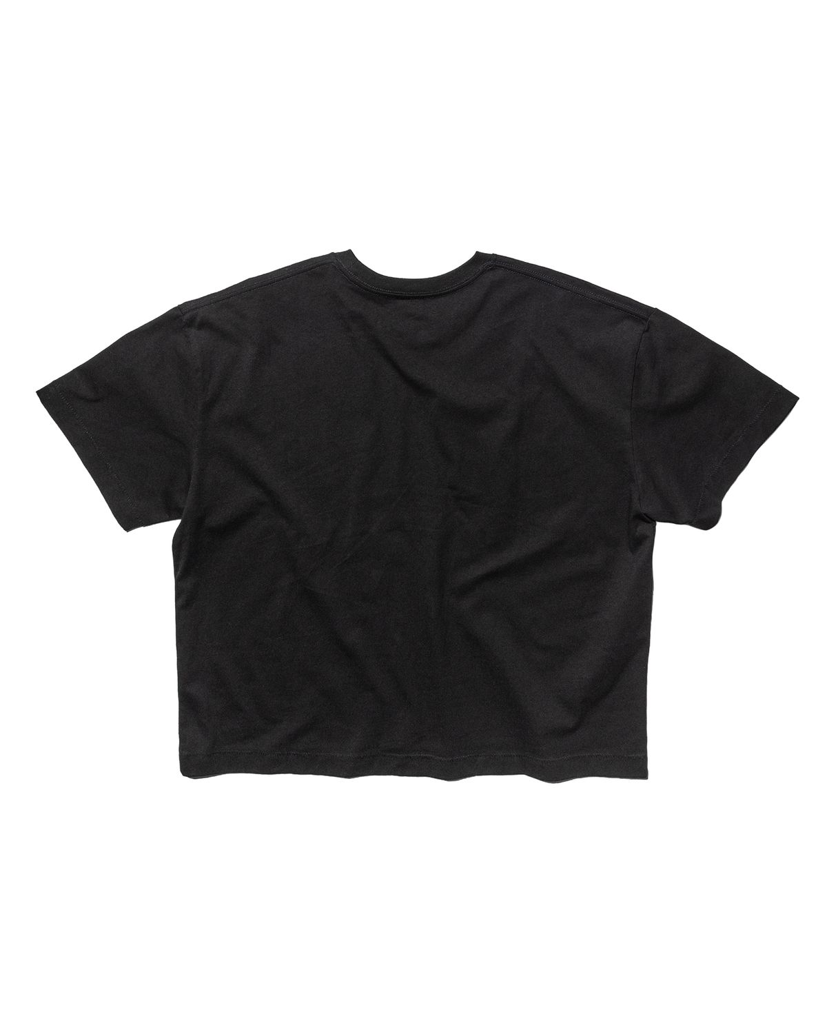 펀치드렁크파티즈(PUNCH DRUNK PARTIES) THE PARTIER Crop Tee (BLACK)