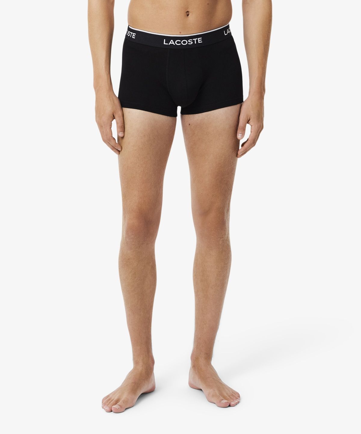 라코스테(LACOSTE) 남성 블랙 코튼 남성 브리프 3PACK 5H1300-56G 031