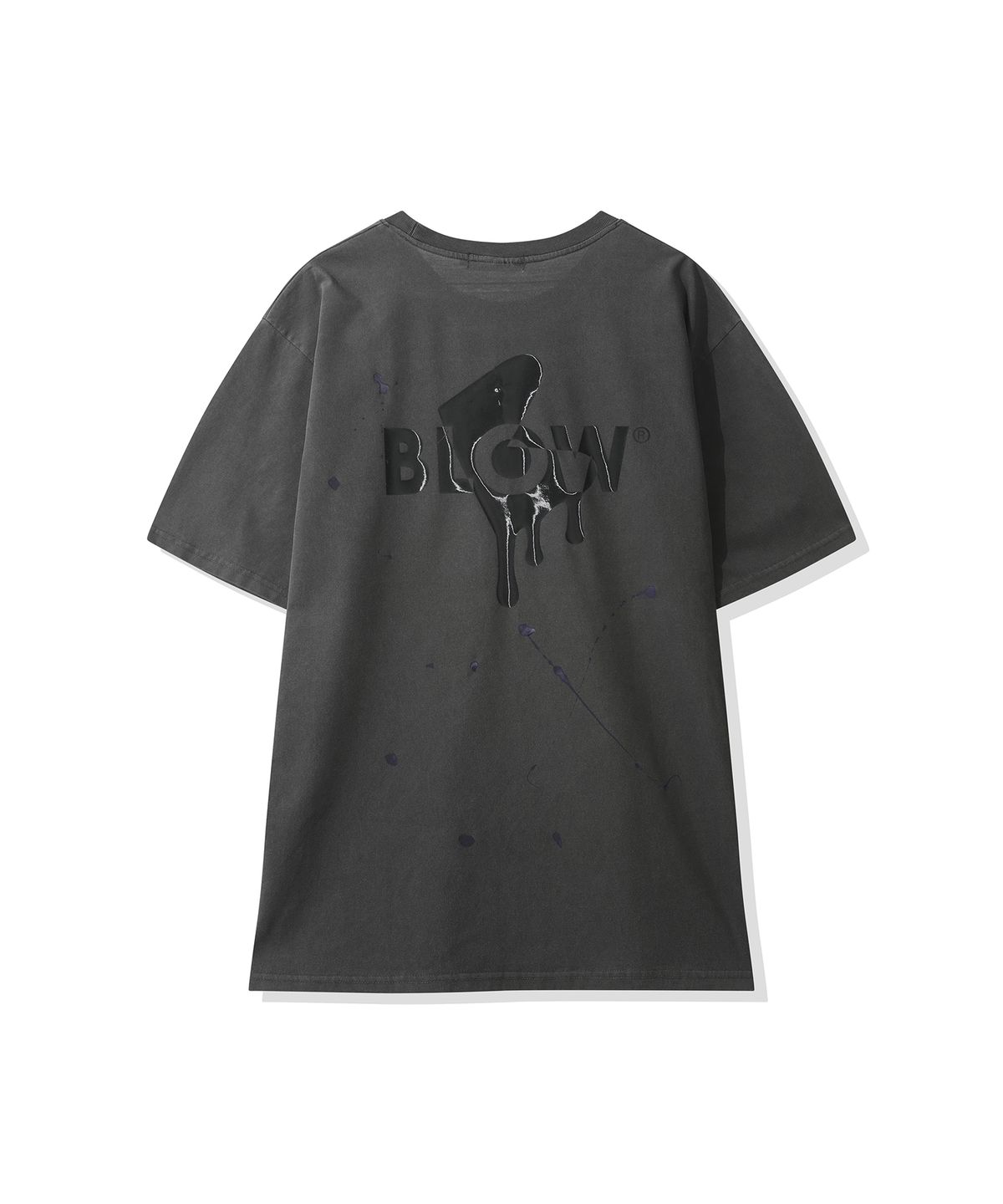 블로우(BLOW) FLOWING LOGO HAND PAINTING  T-SHIRT