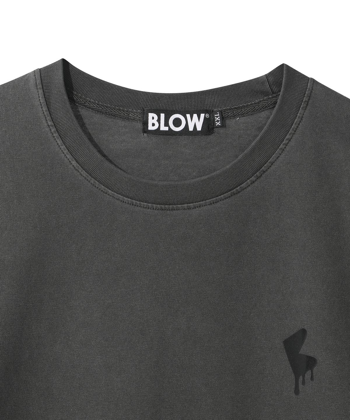 블로우(BLOW) FLOWING LOGO HAND PAINTING  T-SHIRT