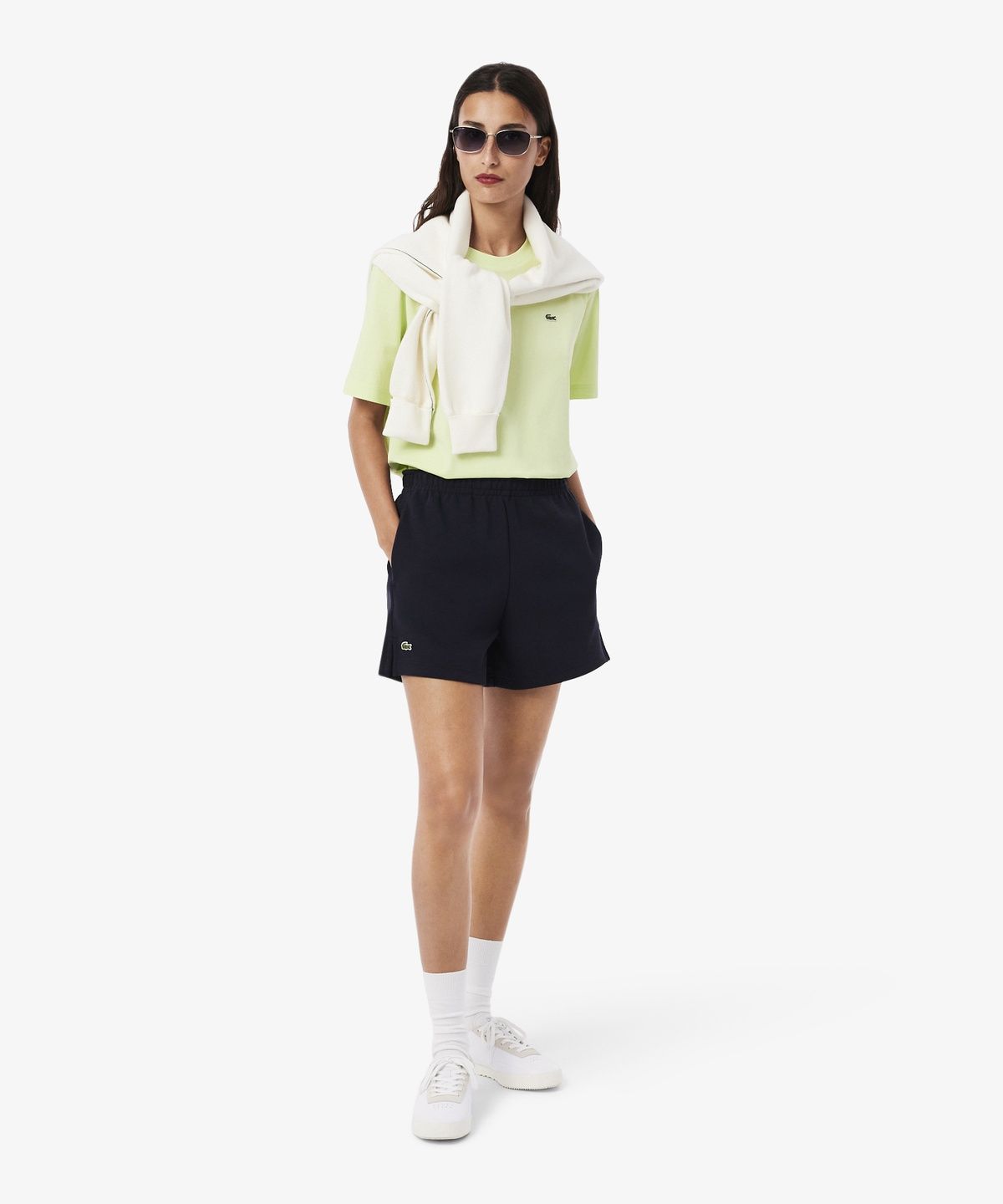라코스테(LACOSTE) 여성 릴랙스핏 베이직 반팔 티셔츠 TF7215-56G BIC