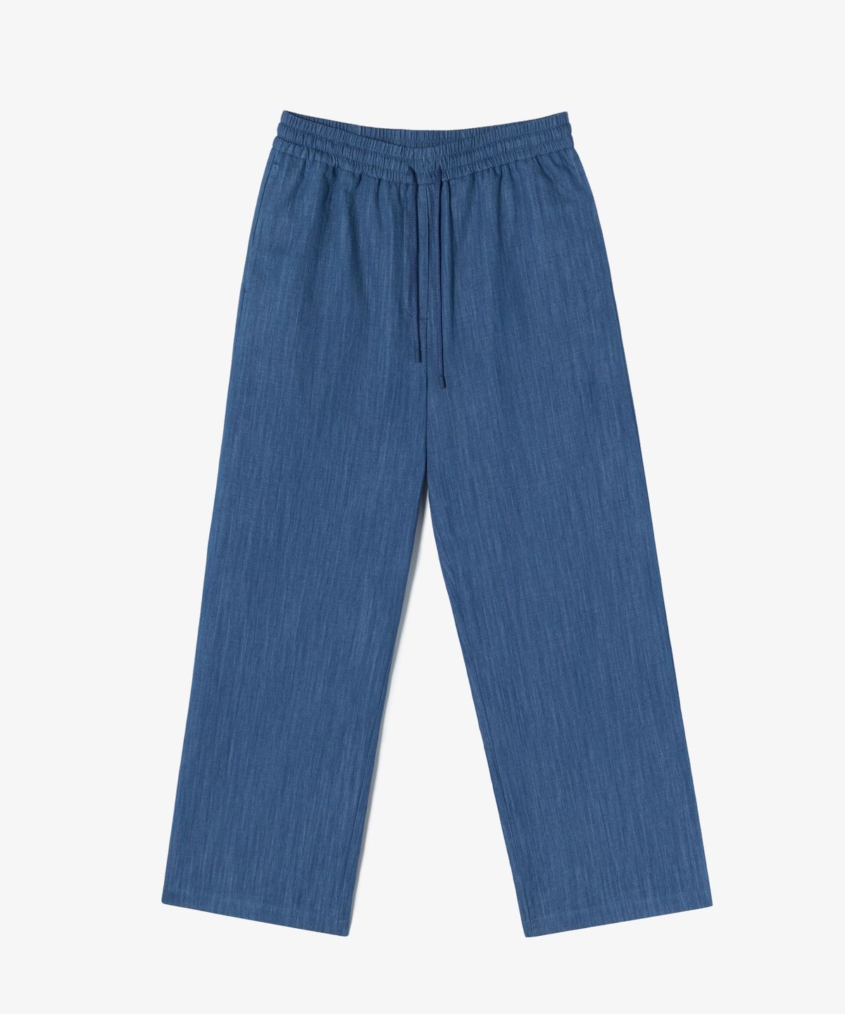 라코스테(LACOSTE) 여성 린넨 밴딩 와이드 팬츠 HF611E-56G 36L