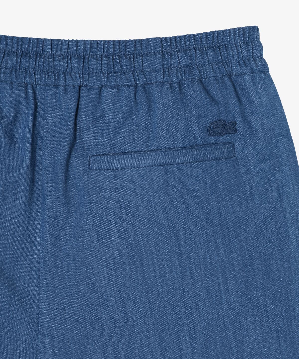 라코스테(LACOSTE) 여성 린넨 밴딩 와이드 팬츠 HF611E-56G 36L