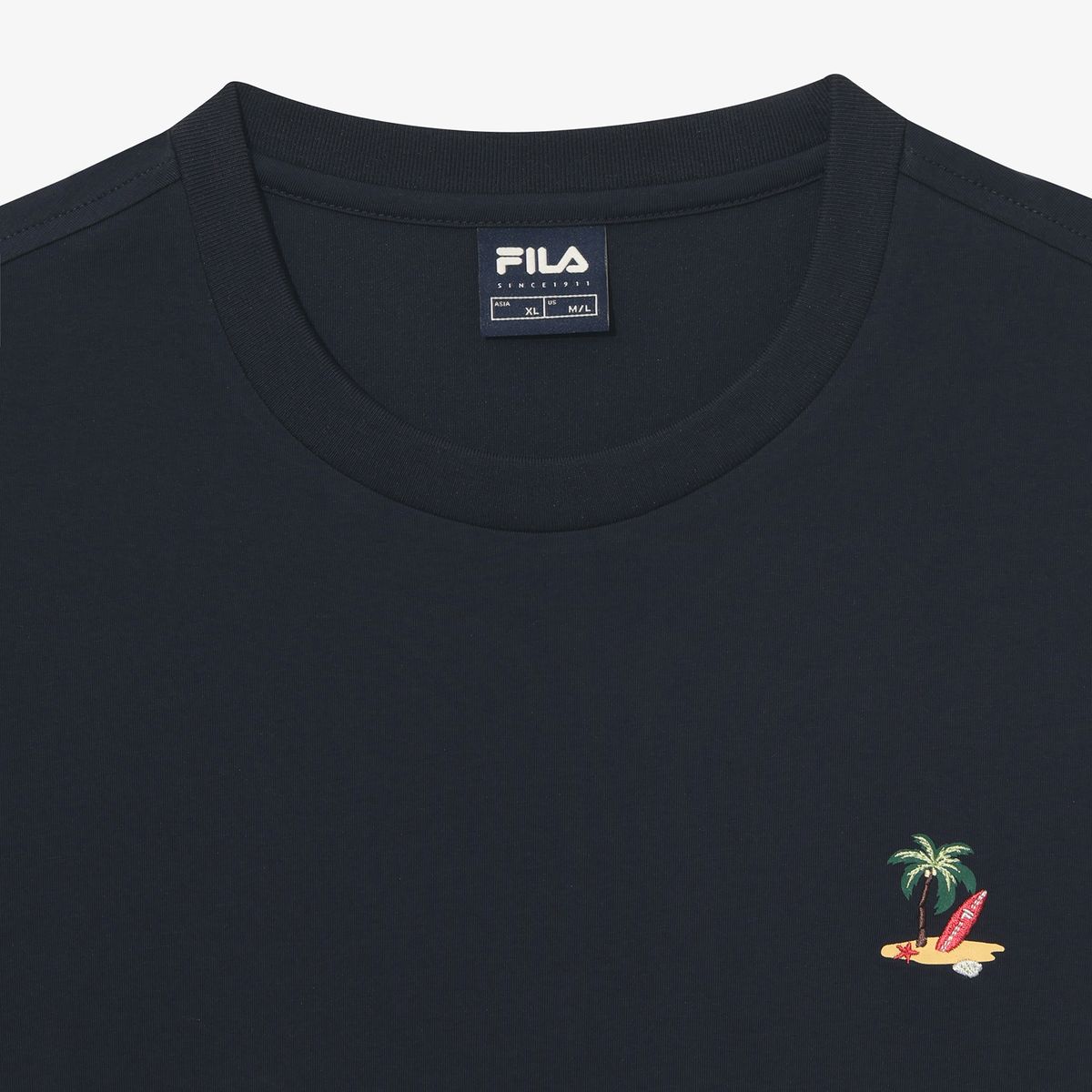 휠라(FILA) 수피마 와펜 반팔티(FS262RS01X028472)
