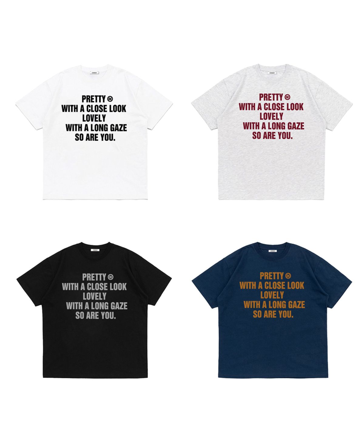 코소(COSO) CC 위드 유 코소 반팔 티셔츠 (4 COLORS)