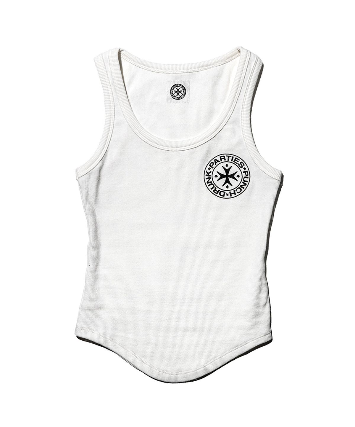 펀치드렁크파티즈(PUNCH DRUNK PARTIES) SHG Logo Variation Sleeveless (WHITE)