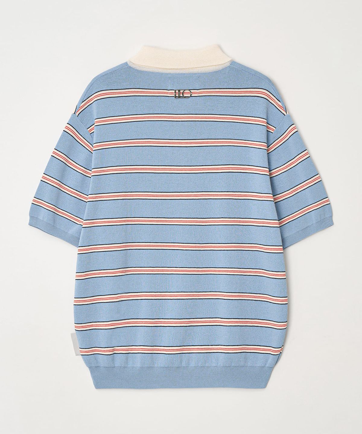 디써티원(DTHIRTYONE) Color Striped Short Sleeve Knit Polo (BLUE)