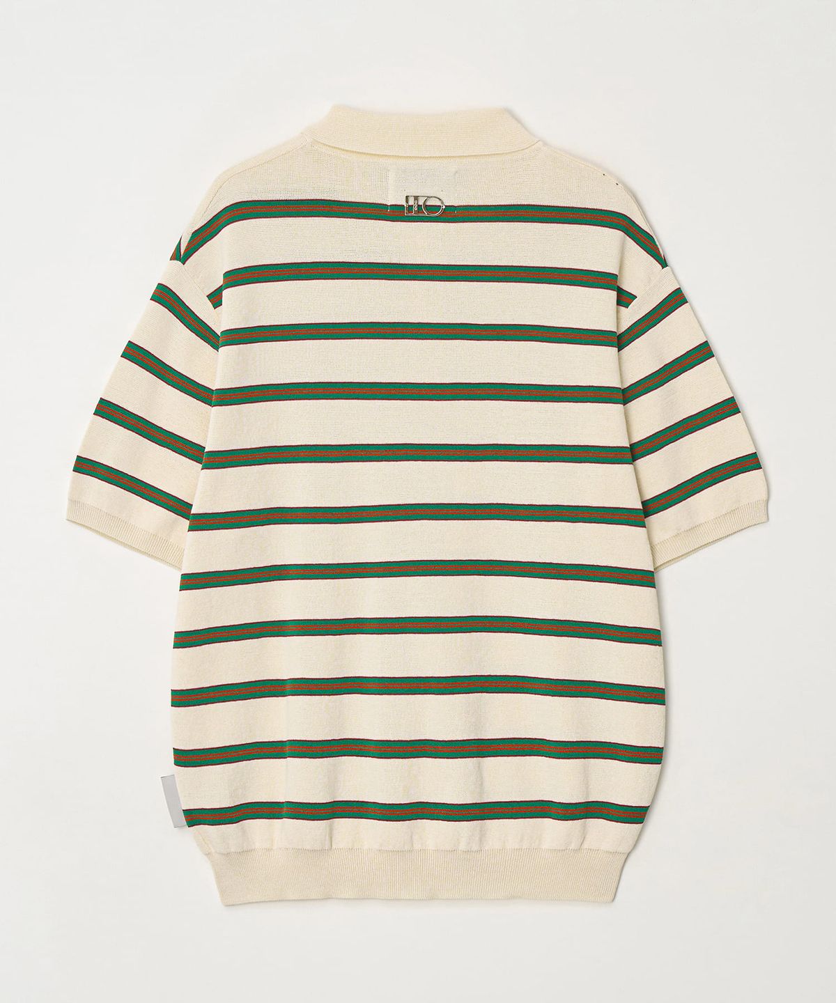디써티원(DTHIRTYONE) Striped Short Sleeve Knit (GREEN)