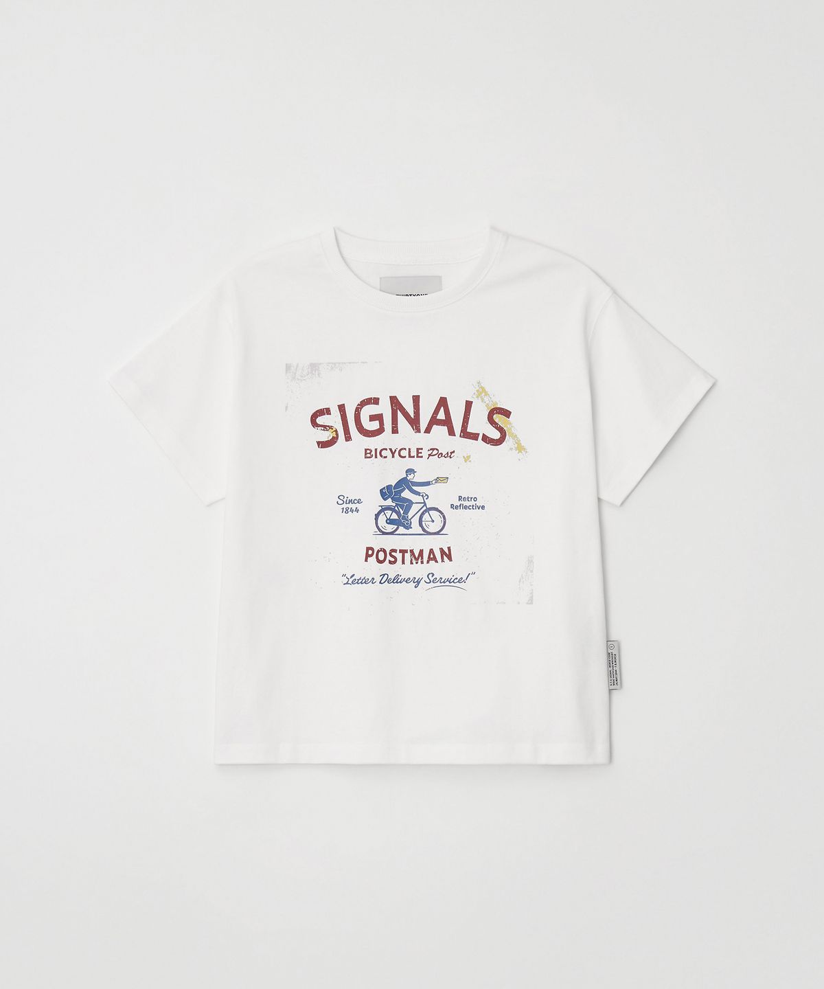 디써티원(DTHIRTYONE) Telegraph Archive Ringer Tee (WHITE)