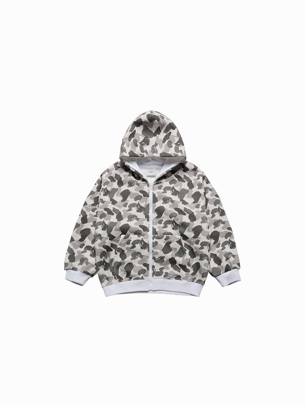 아크메드라비 키즈(acmedelaviekids) KIDS AC BEAR ALLOVER HOODIE ZIP UP