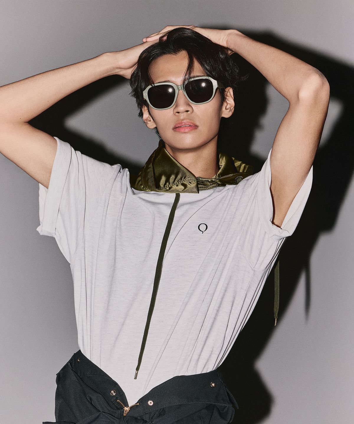 발롱블랑 라이프(BALLONBLANC LIFE) Loosesize Round Tee - WHITE OTAMEAL