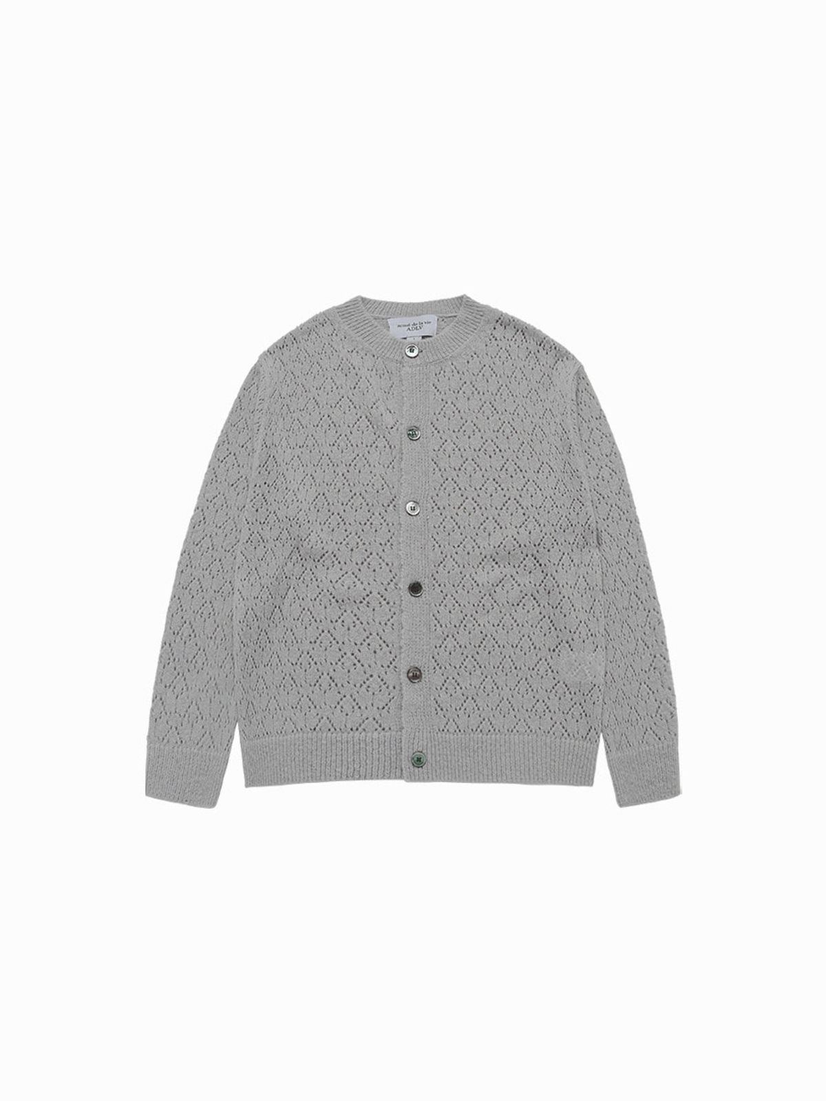 아크메드라비(ACME DE LA VIE) BASIC WEAVE CARDIGAN