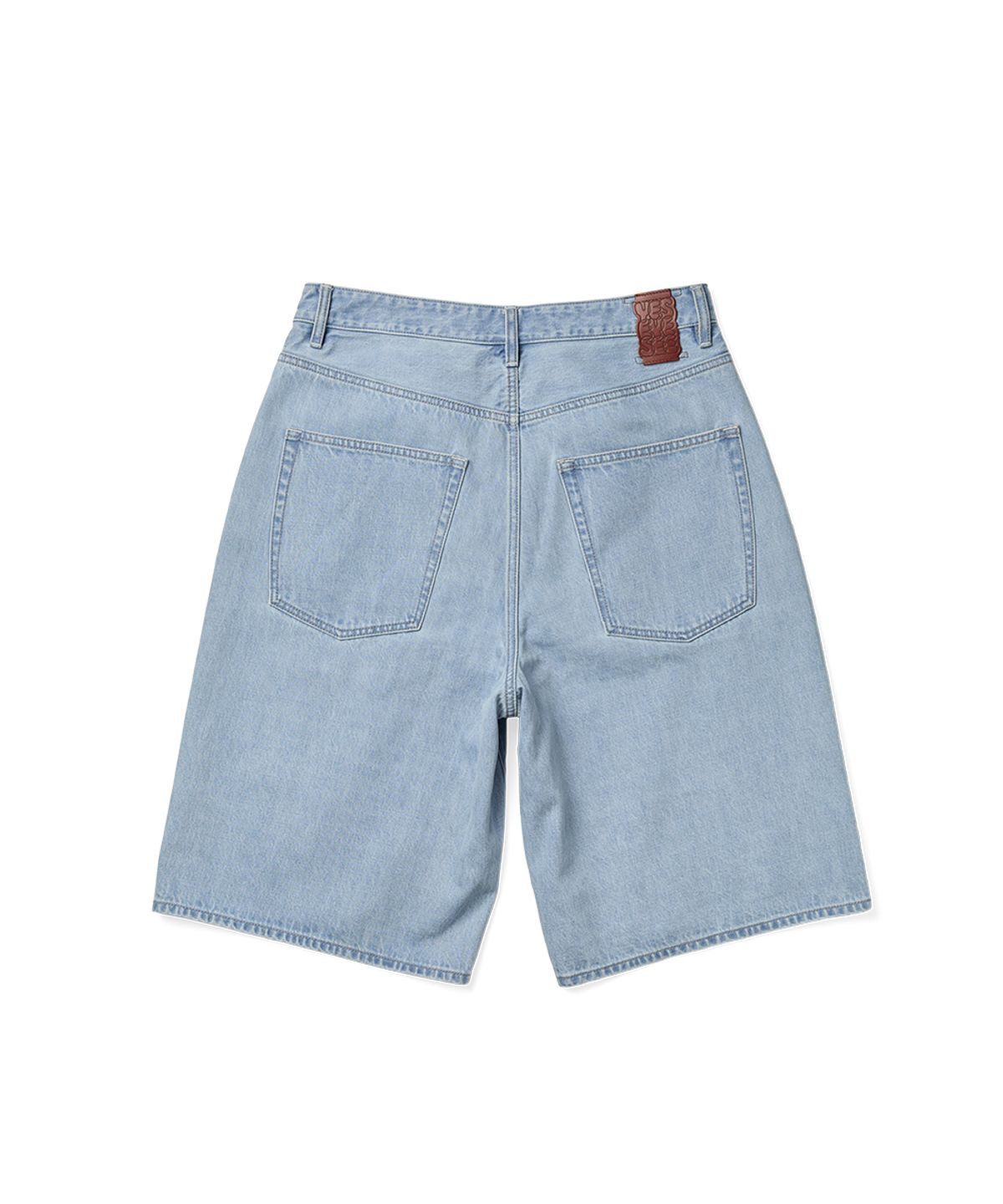 예스아이씨(YESEYESEE) Calf Cut Jort Light Indigo