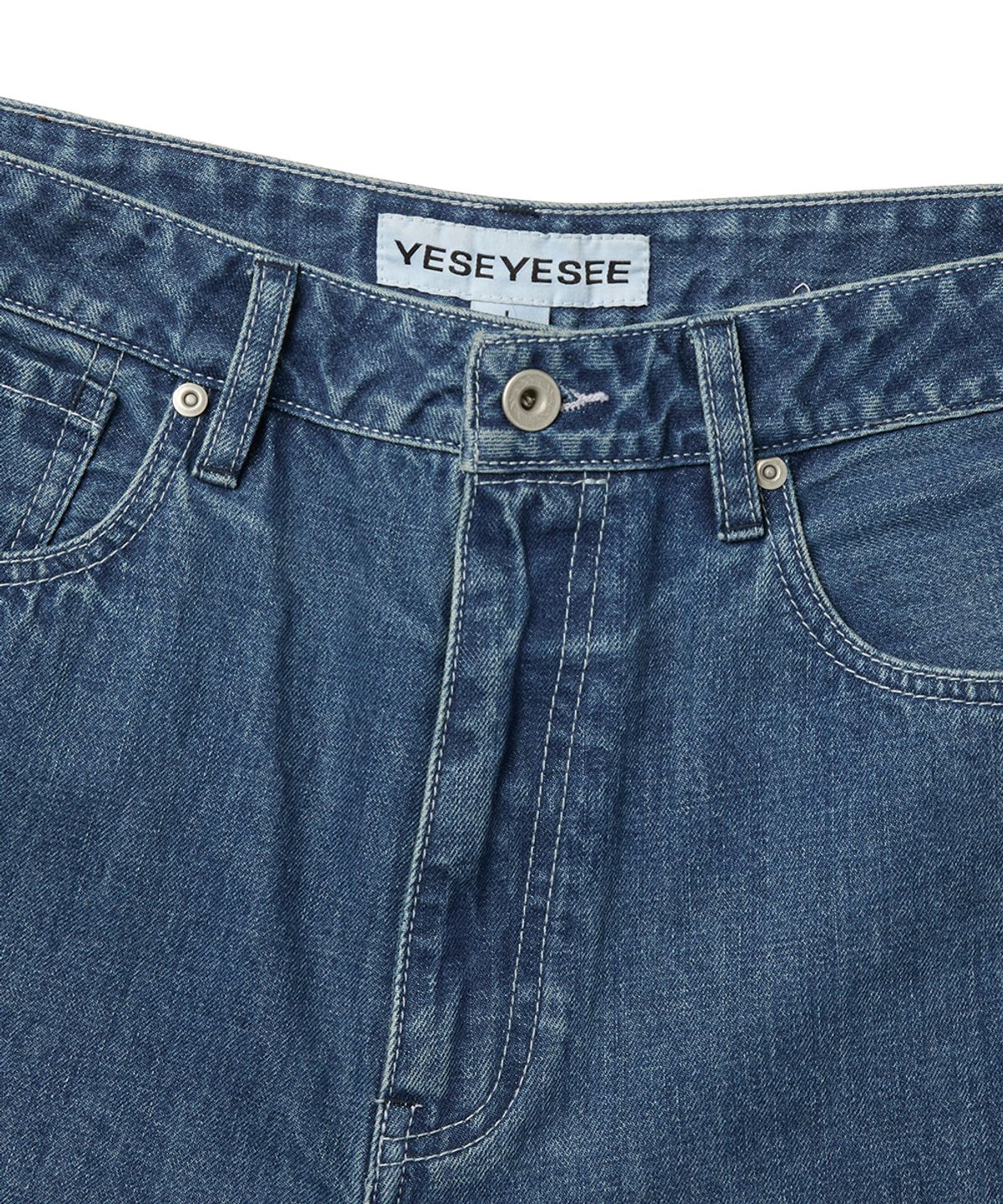 예스아이씨(YESEYESEE) Calf Cut Jort Medium Indigo