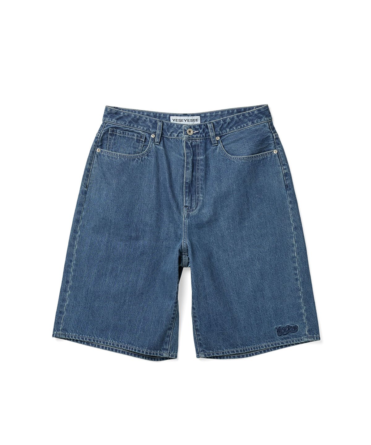 예스아이씨(YESEYESEE) Calf Cut Jort Medium Indigo