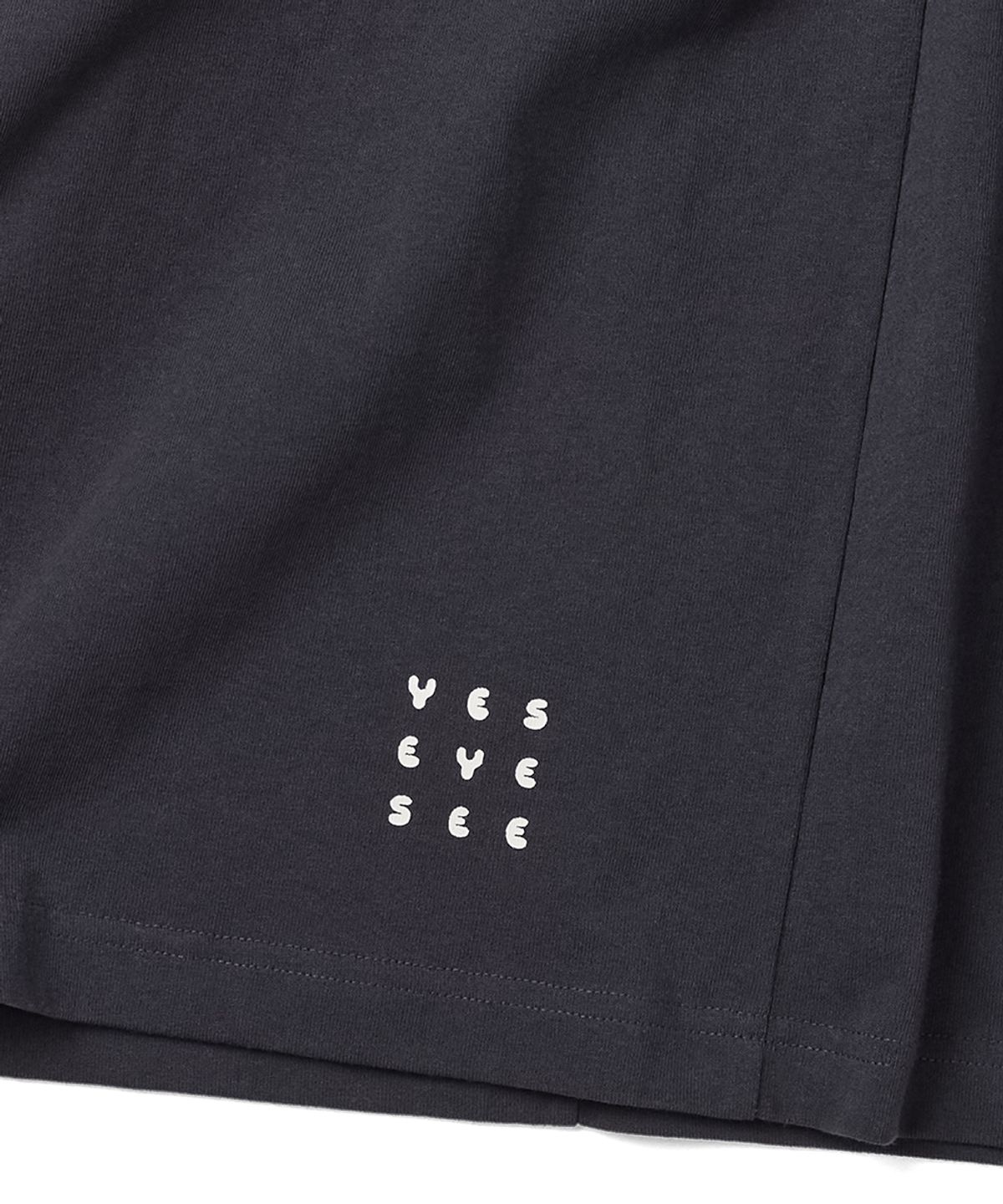 예스아이씨(YESEYESEE) Y.E.S Plamodel Tee Charcoal