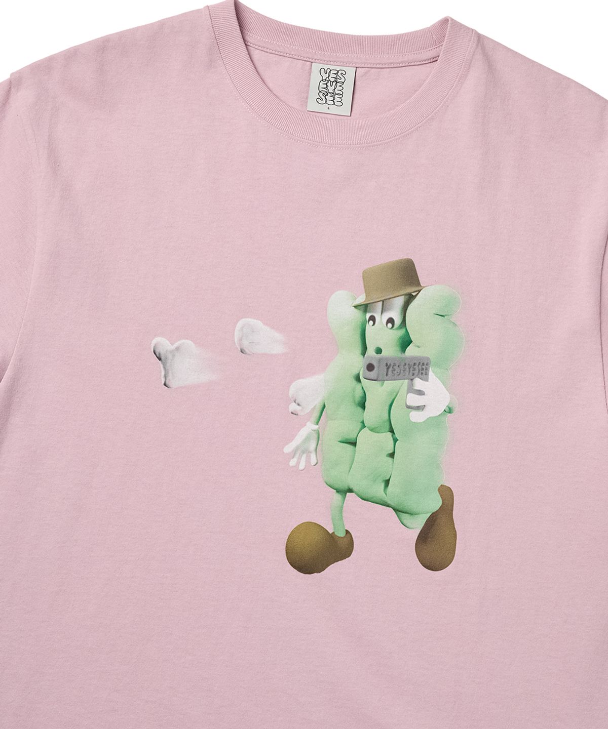 예스아이씨(YESEYESEE) Y.E.S Shooting Tee Light Pink