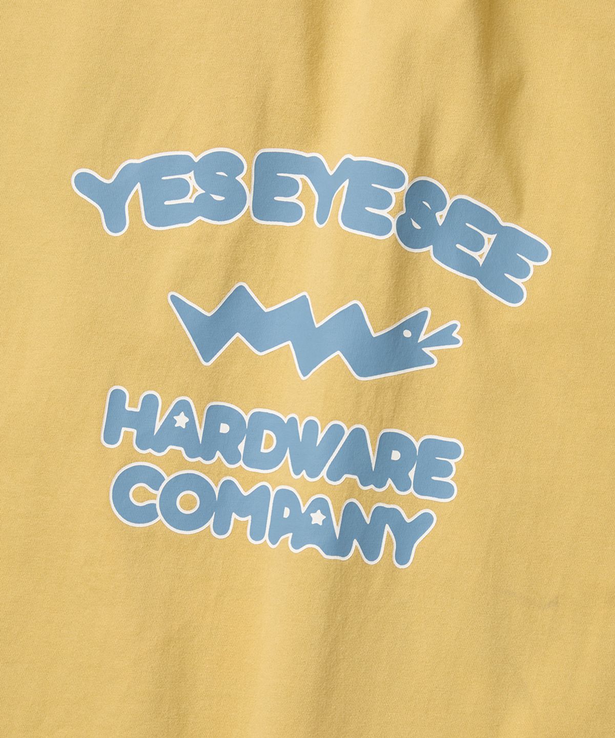 예스아이씨(YESEYESEE) SN Hardware Washed Tee Light Mustard