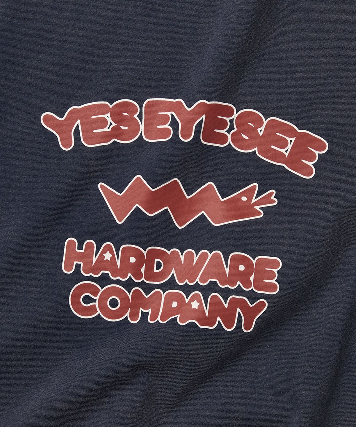 예스아이씨(YESEYESEE) SN Hardware Washed Tee Navy