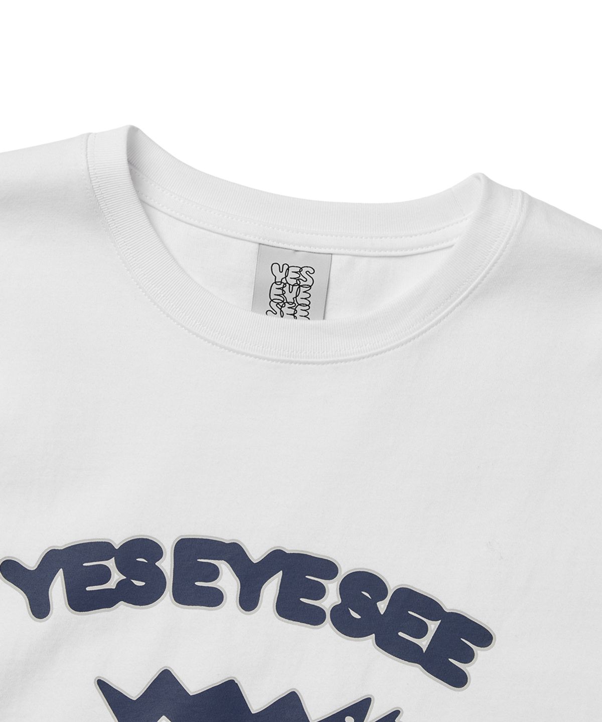 예스아이씨(YESEYESEE) SN Hardware Washed Tee White