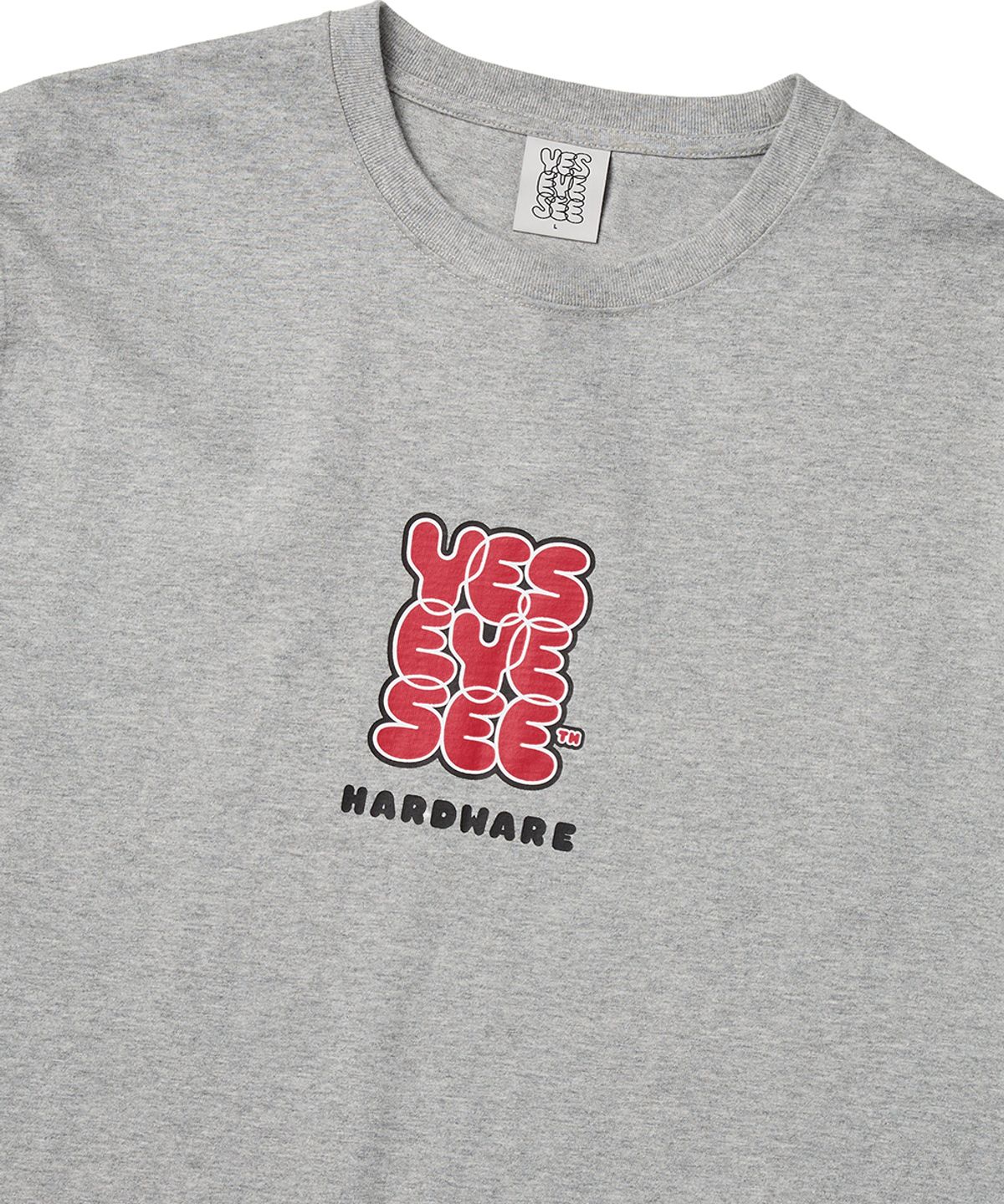 예스아이씨(YESEYESEE) C-logo Hardware Tee Grey