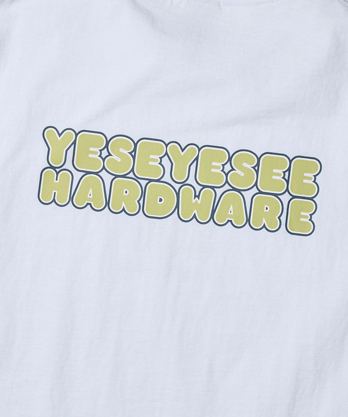 예스아이씨(YESEYESEE) C-logo Hardware Tee White