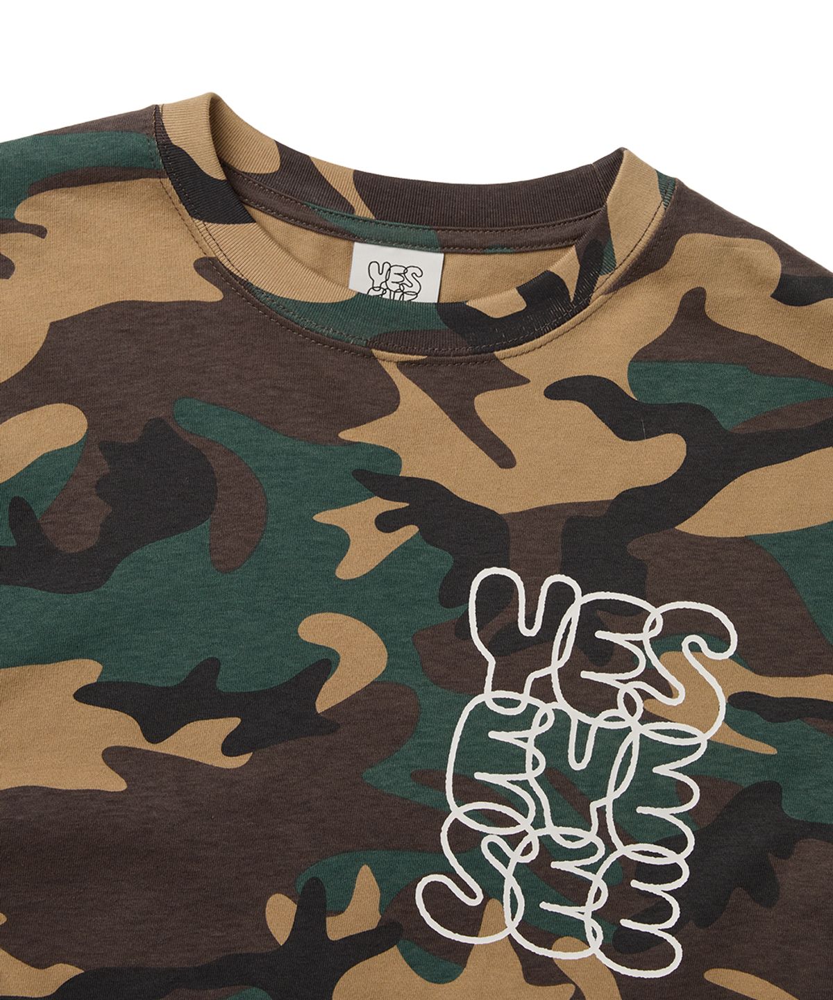 예스아이씨(YESEYESEE) C-Logo Tee Camo