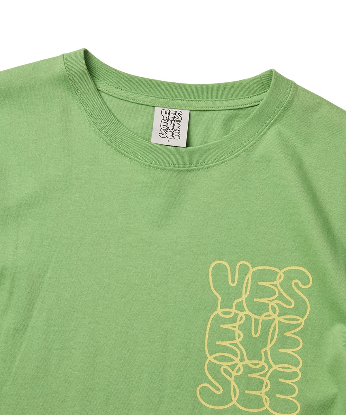 예스아이씨(YESEYESEE) C-Logo Tee Light Green