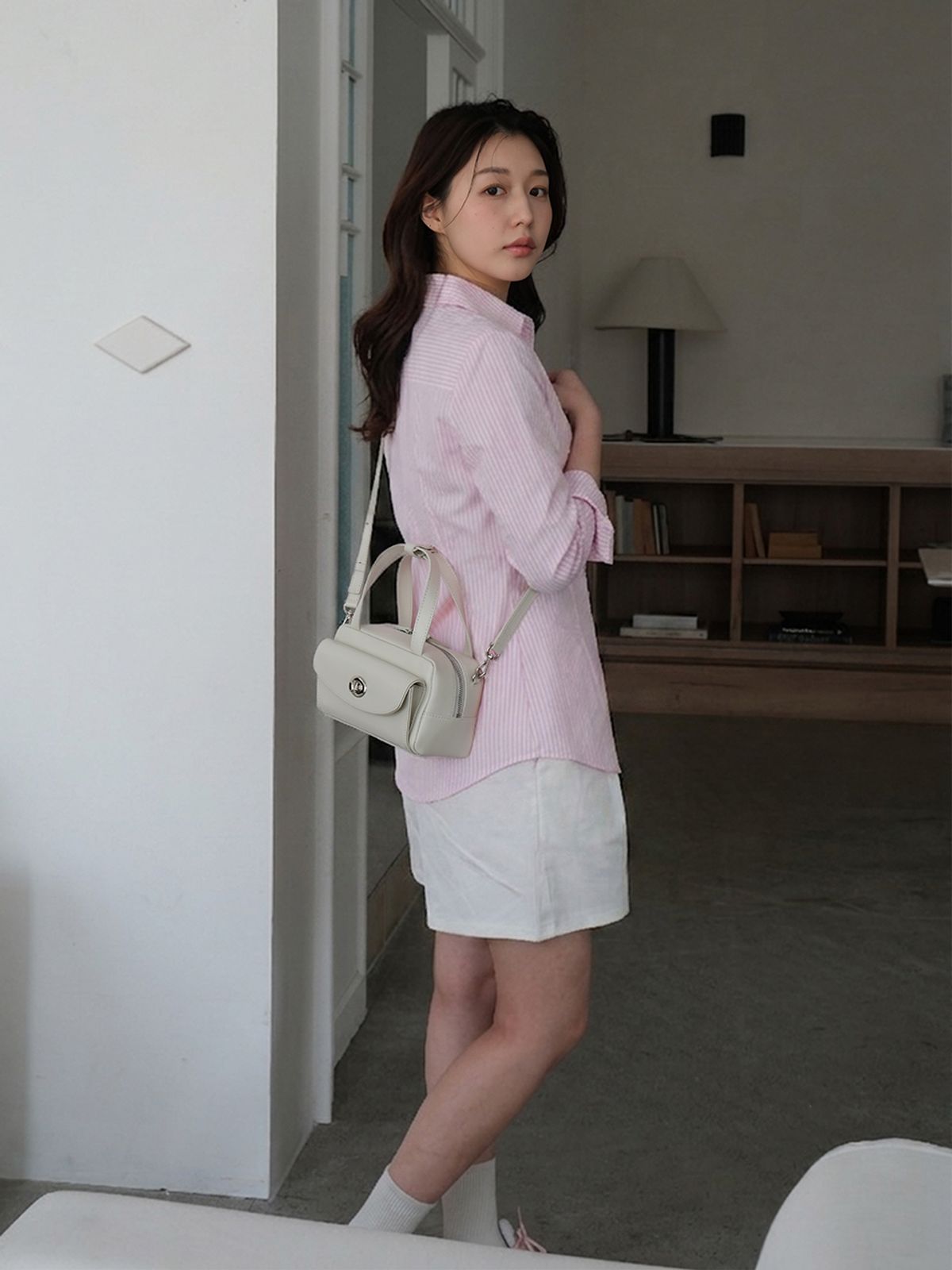 메흐(MEHEU) CAMILLA TOTE BAG (cream)