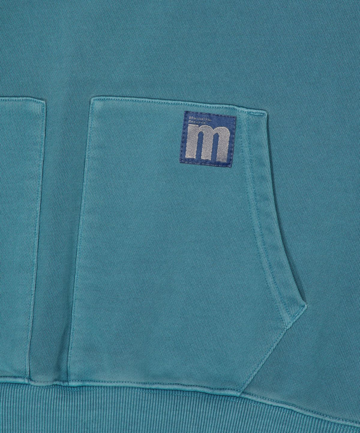 맨하탄레코즈(MANHATTAN RECORDS) MR PM Split Pocket Hoodie - Blue
