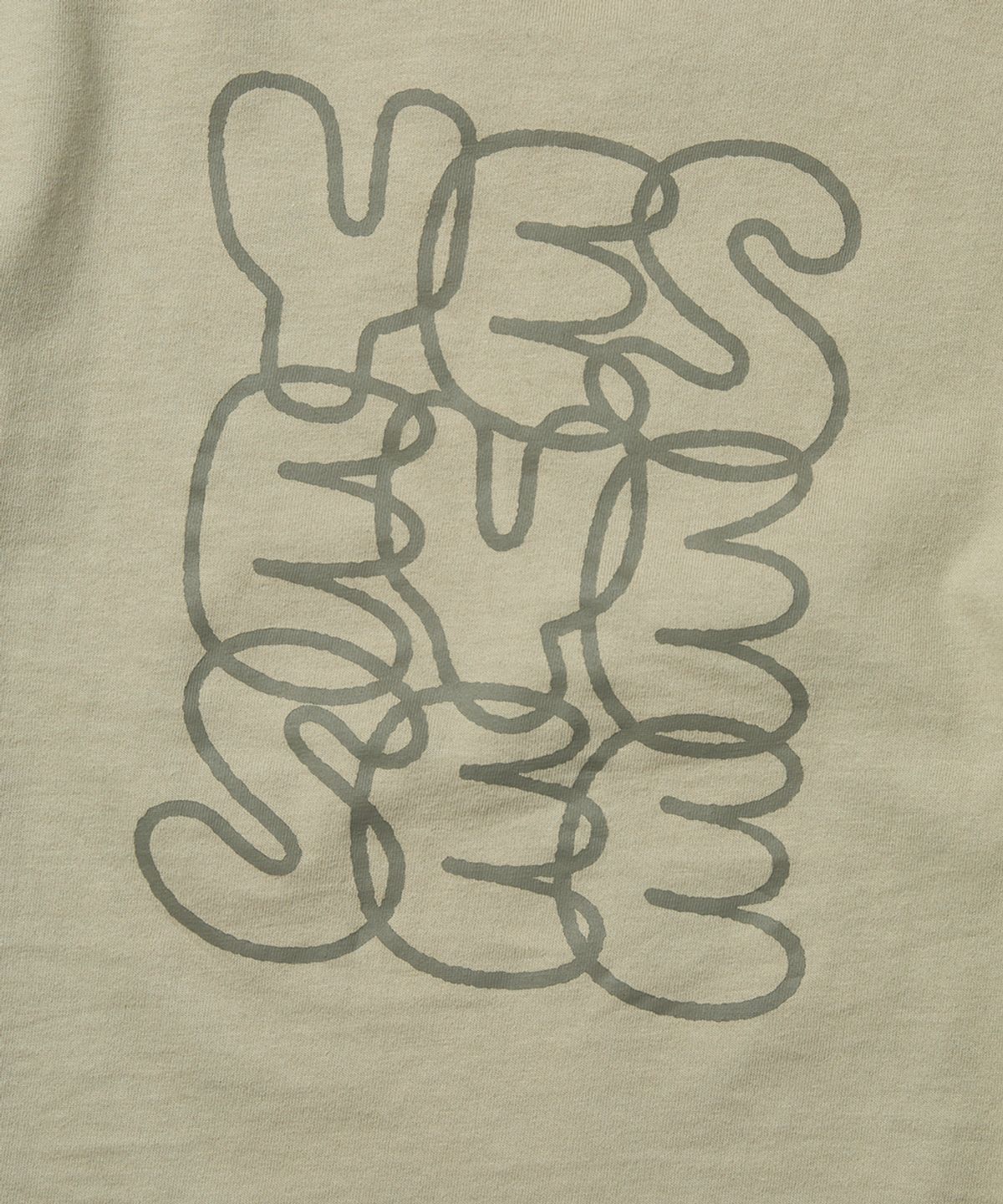 예스아이씨(YESEYESEE) C-Logo Kids Tee Light Olive