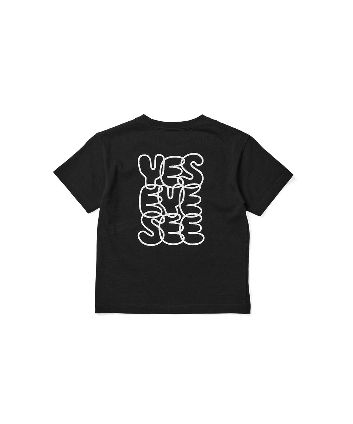 예스아이씨(YESEYESEE) C-Logo Kids Tee Black