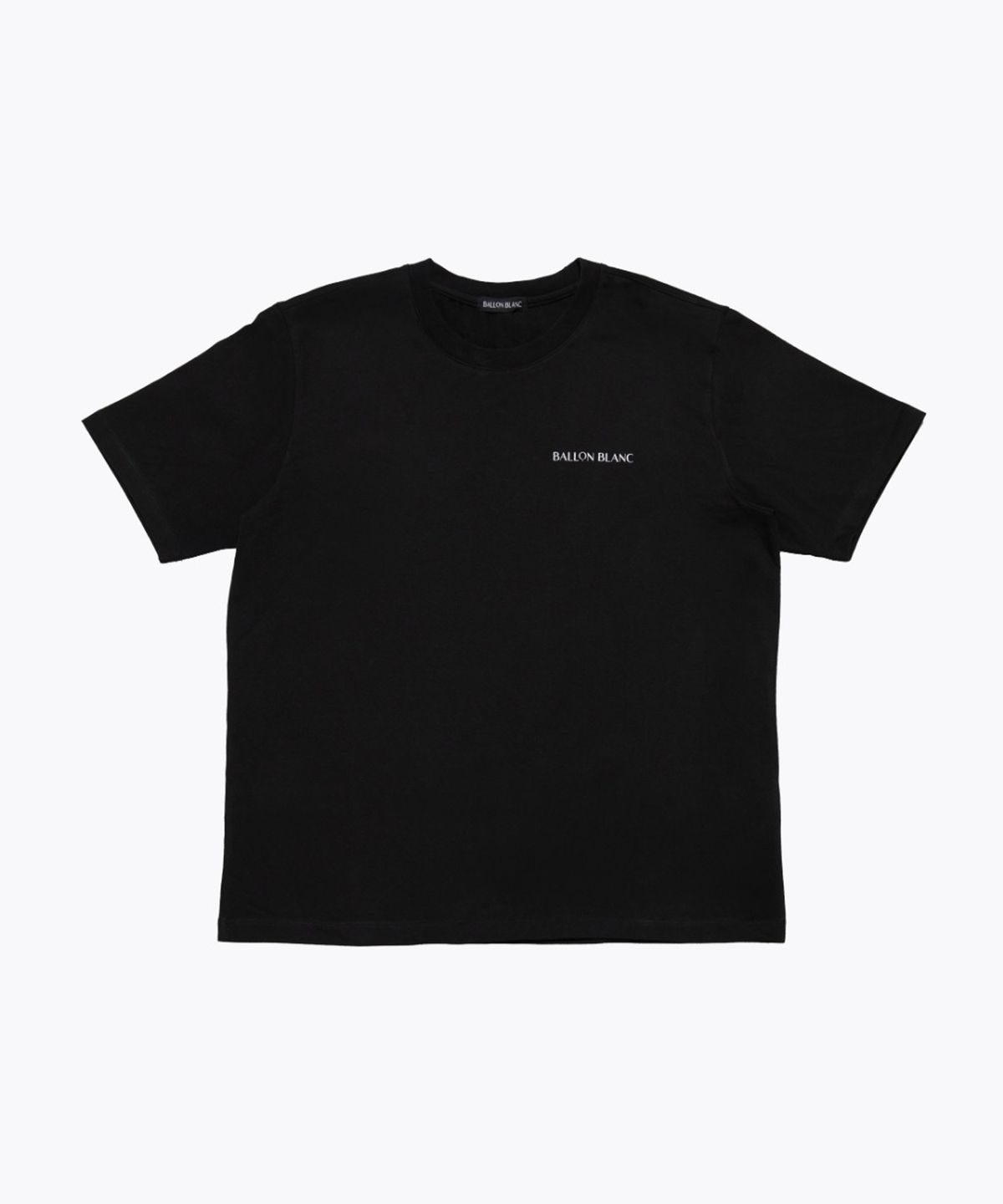 발롱블랑 라이프(BALLONBLANC LIFE) Basic Round Tee - BLACK