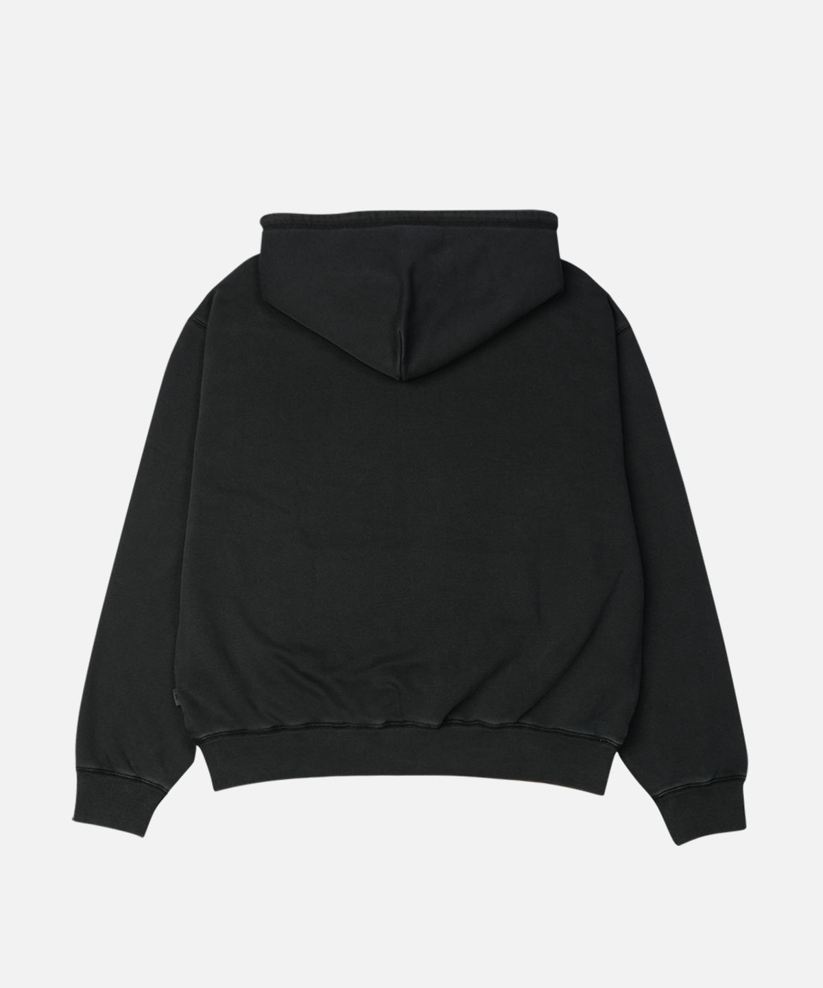 맨하탄레코즈(MANHATTAN RECORDS) MR Stitch PM Crop Hoodie - Black