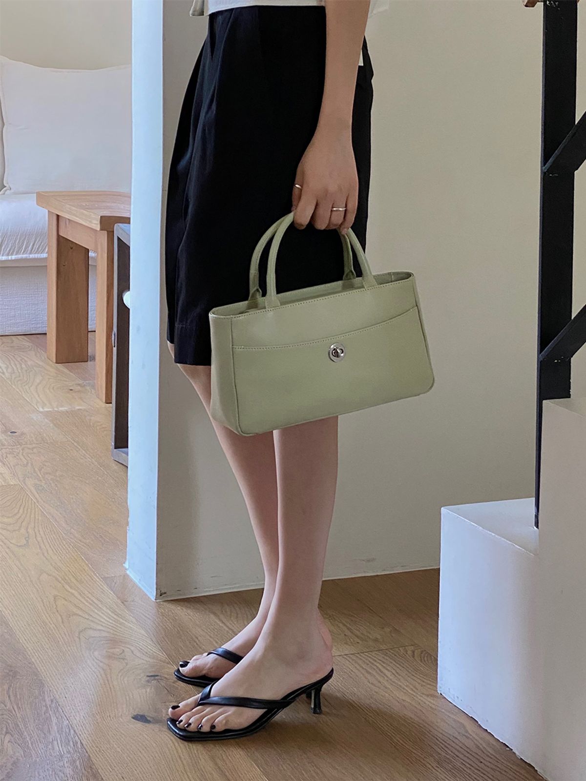 메흐(MEHEU) RYLEE TOTE BAG (olive)