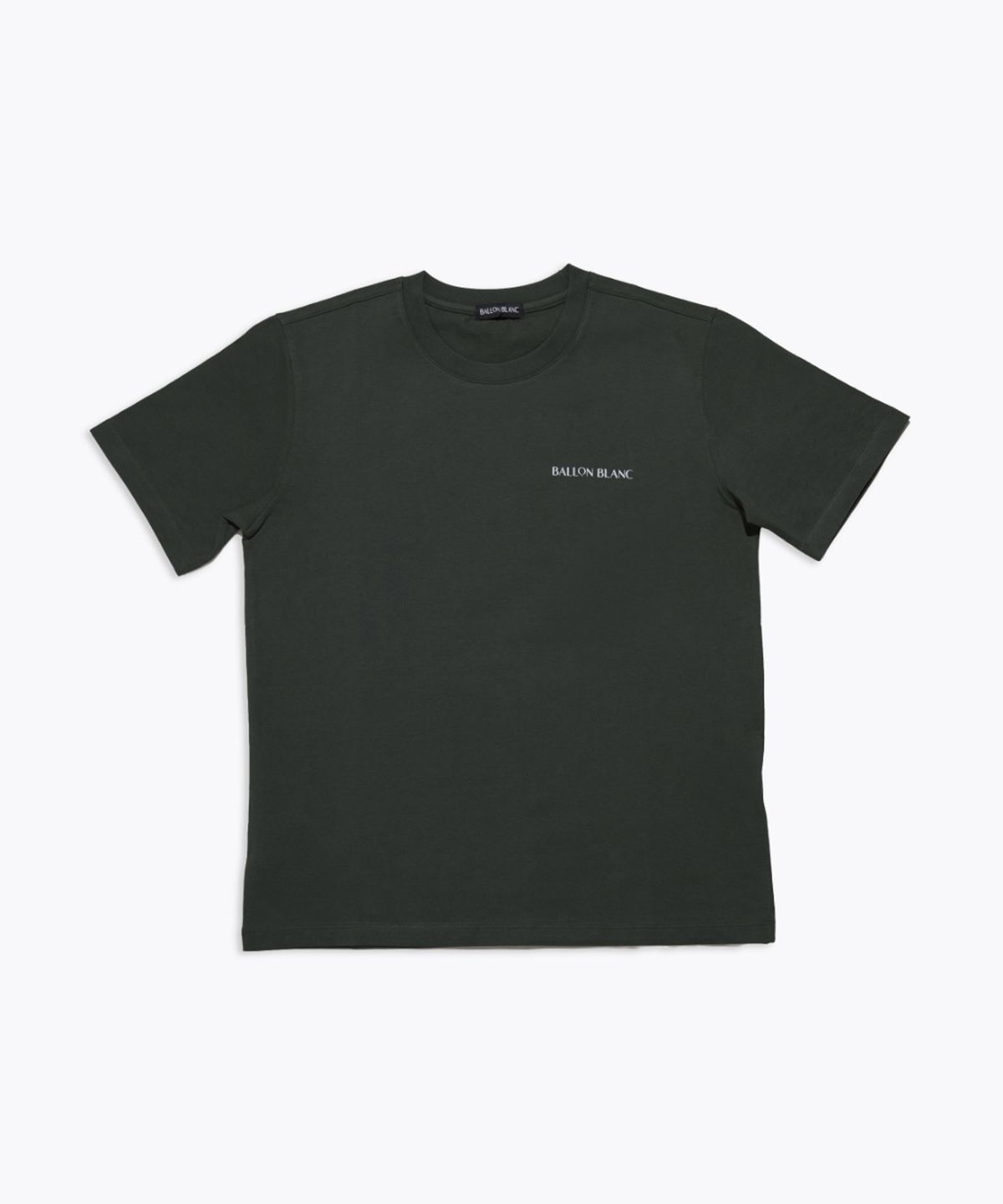 발롱블랑 라이프(BALLONBLANC LIFE) Basic Round Tee - GREEN