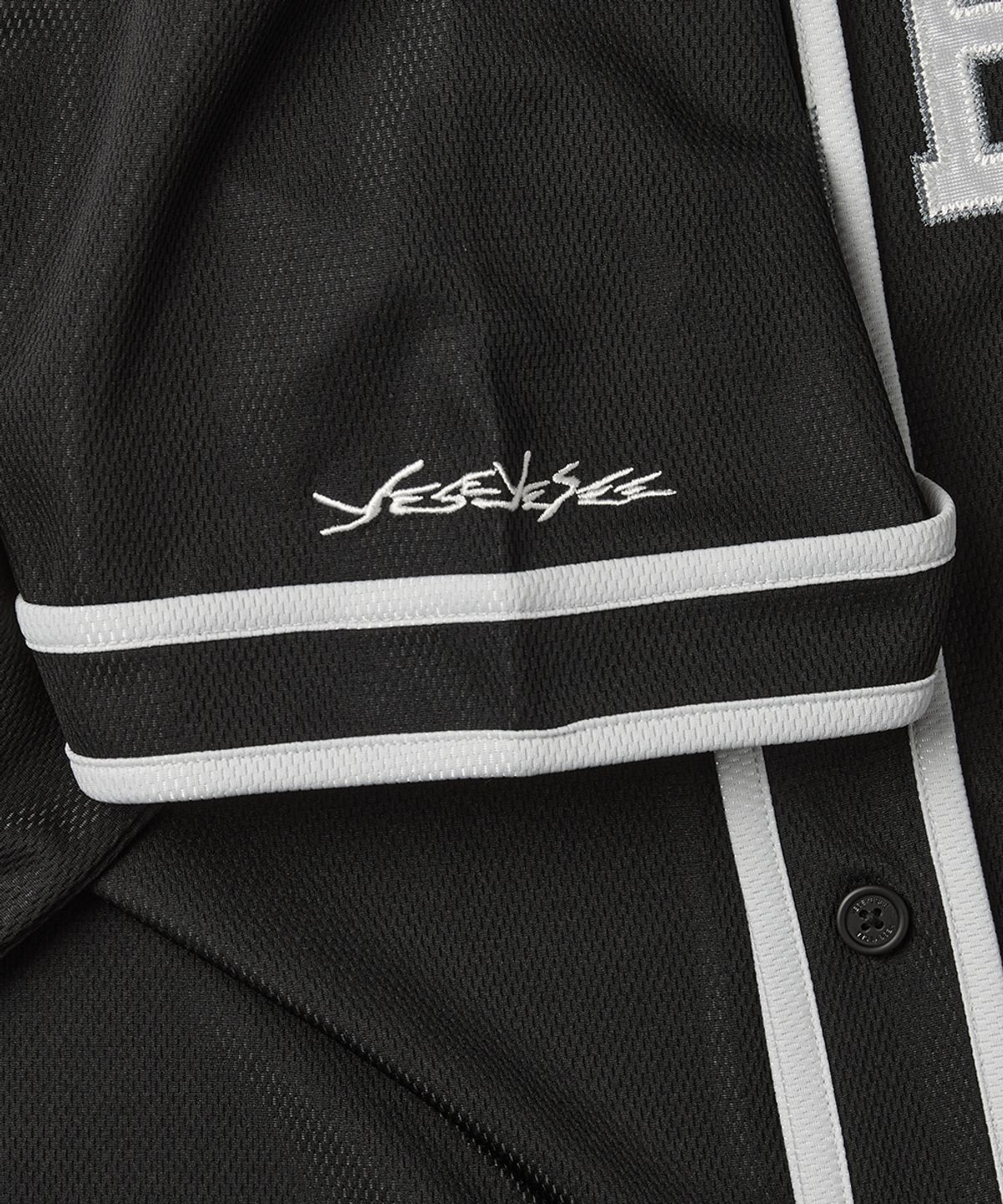 예스아이씨(YESEYESEE) Y.E.S College Baseball Jersey Black