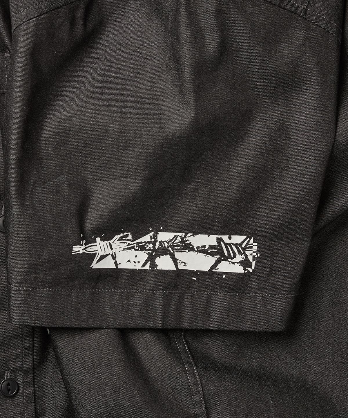 예스아이씨(YESEYESEE) Y.E.S Doodle Half Shirt Black