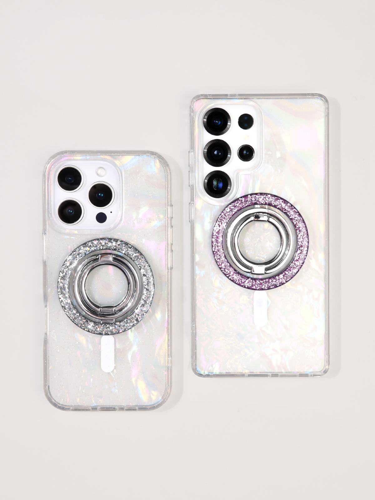 디자인스킨(DESIGNSKIN) 갤럭시S26/울트라 피닉스 범퍼 맥세이프 케이스-마블/화이트