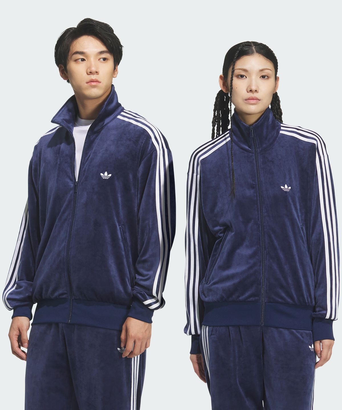 아디다스(ADIDAS) 파이어버드 벨루어 트랙탑 - 나이트인디고 / KQ5475