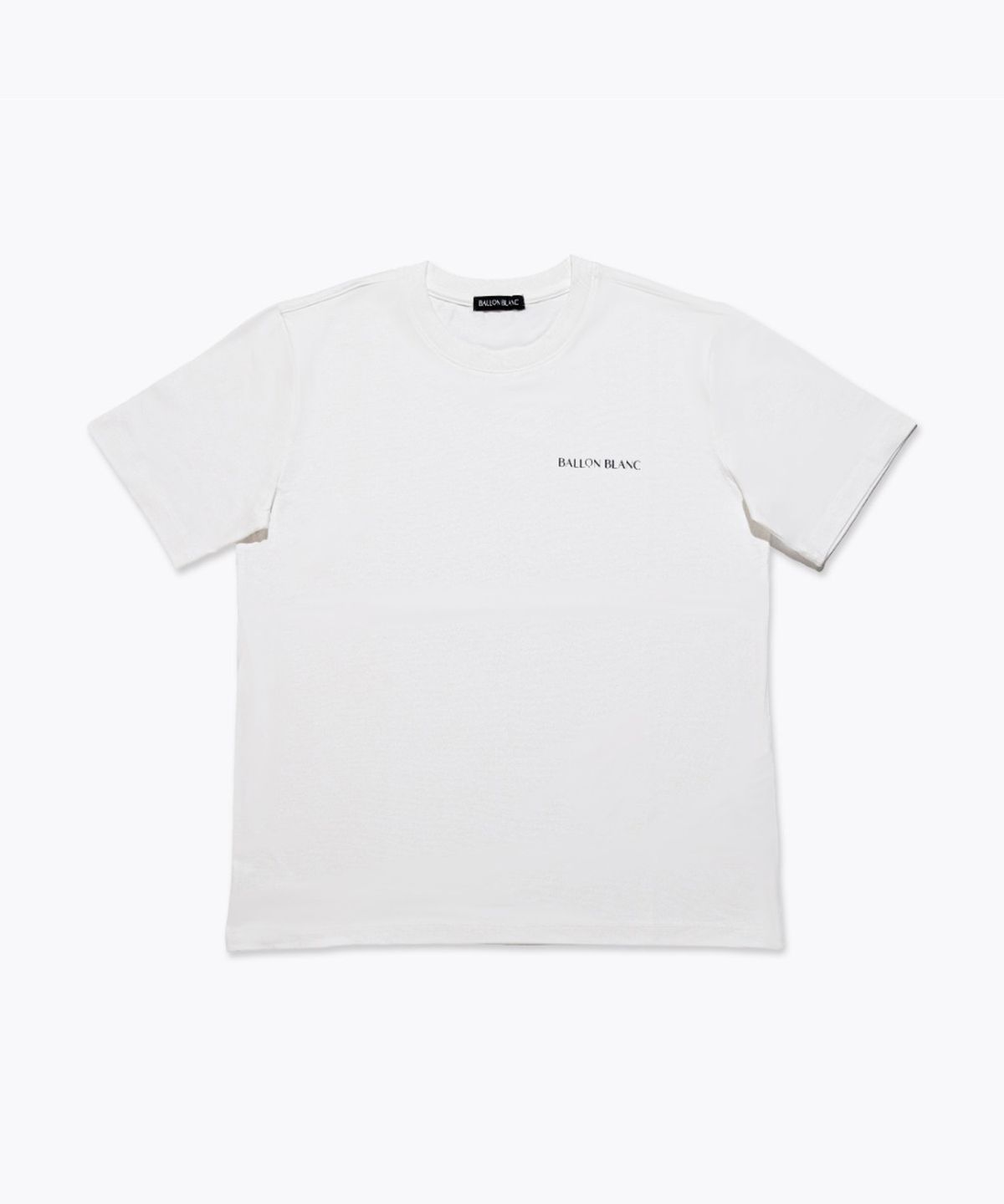 발롱블랑 라이프(BALLONBLANC LIFE) Basic Round Tee - WHITE