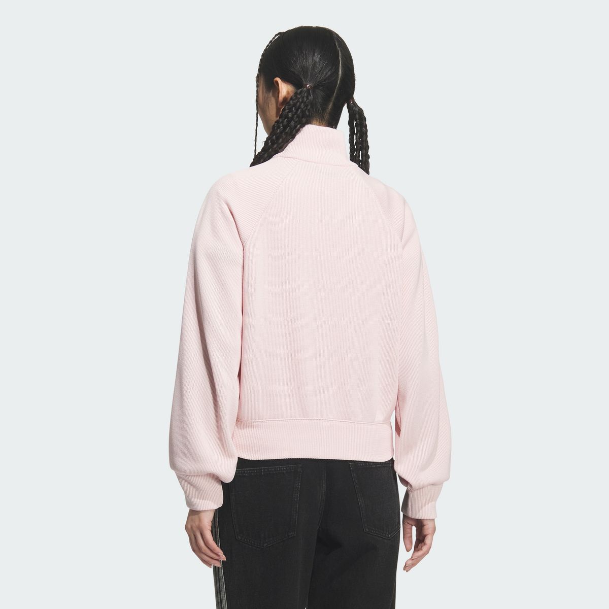 아디다스(ADIDAS) 니트 벌룬 트랙탑 - 샌드핑크 / KQ5489