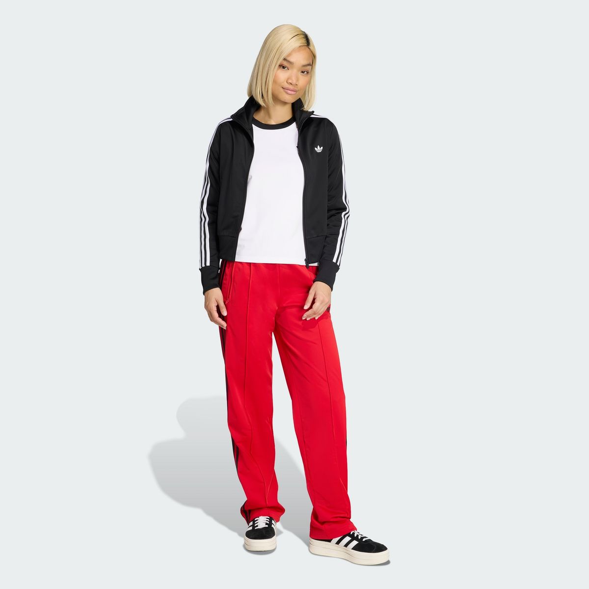 아디다스(ADIDAS) 파이어버드 클래식 트랙탑 - 블랙:화이트 / KD7981
