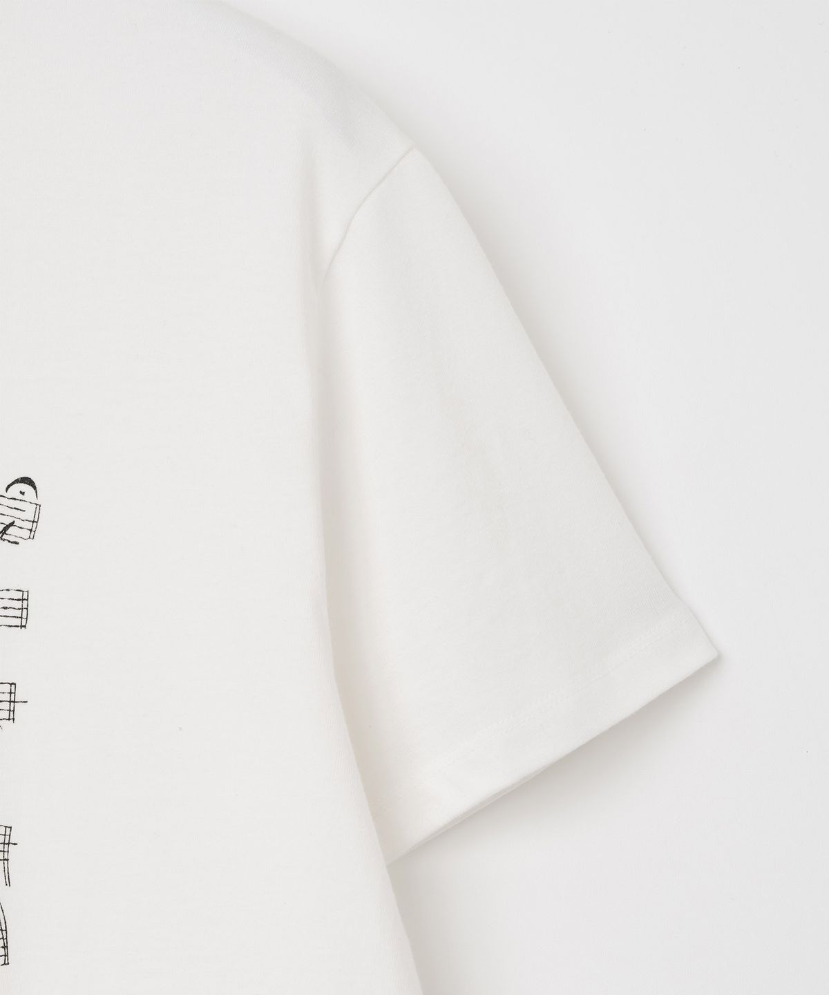 밀로 아카이브(MILLO ARCHIVE) 글리치 스코어 티셔츠 [화이트]