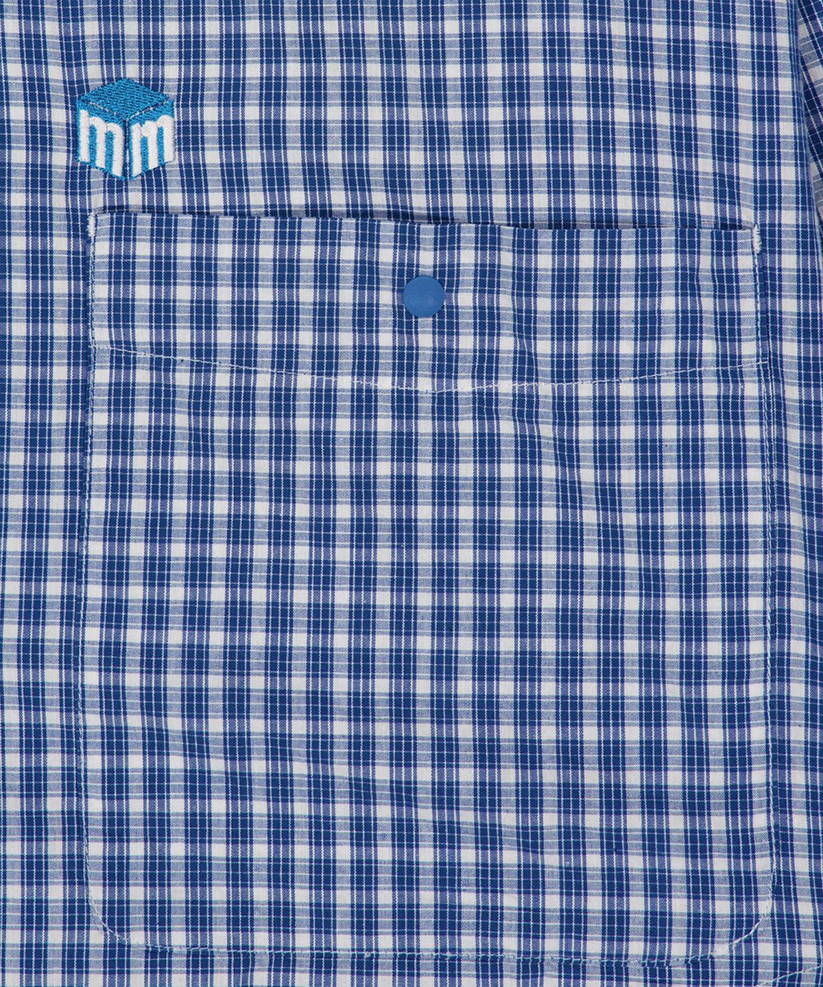 맨하탄레코즈(MANHATTAN RECORDS) MR 7in. Vinyl Pocket Shirt - Blue