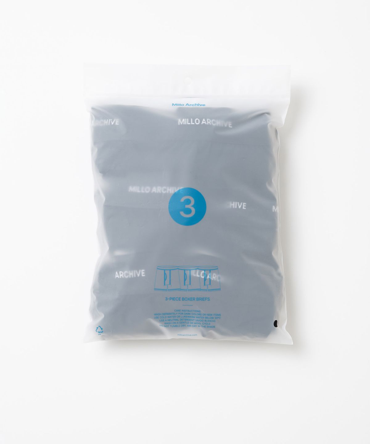 밀로 아카이브(MILLO ARCHIVE) [3PACK] 코어 박서 브리프 [블랙]