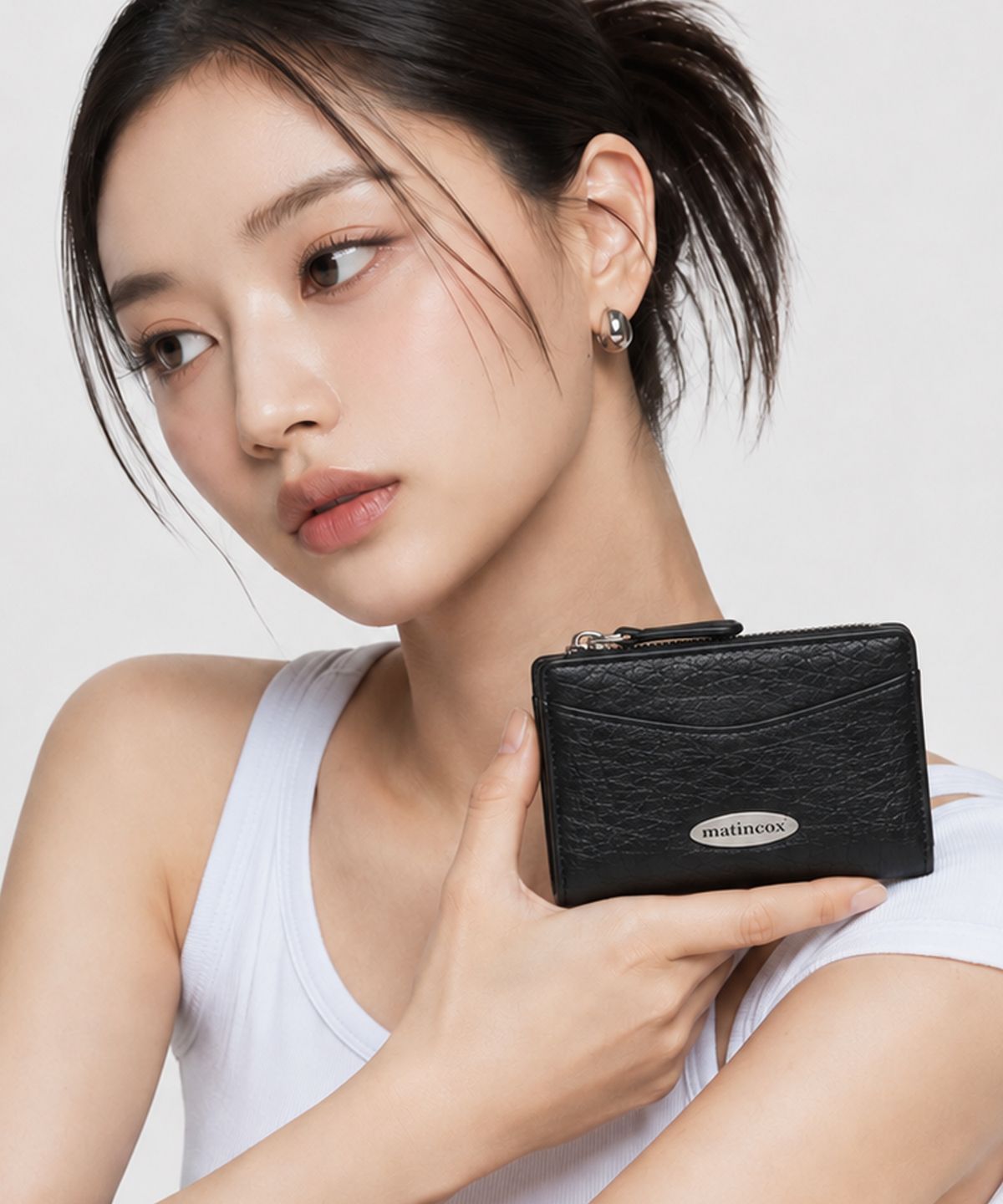 마틴콕스(MATINCOX) Vflat Card Wallet - Black