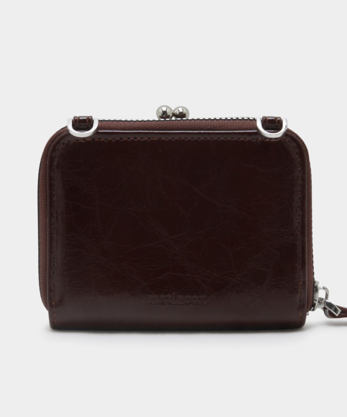 마틴콕스(MATINCOX) kisslock Card Wallet - Chocolate